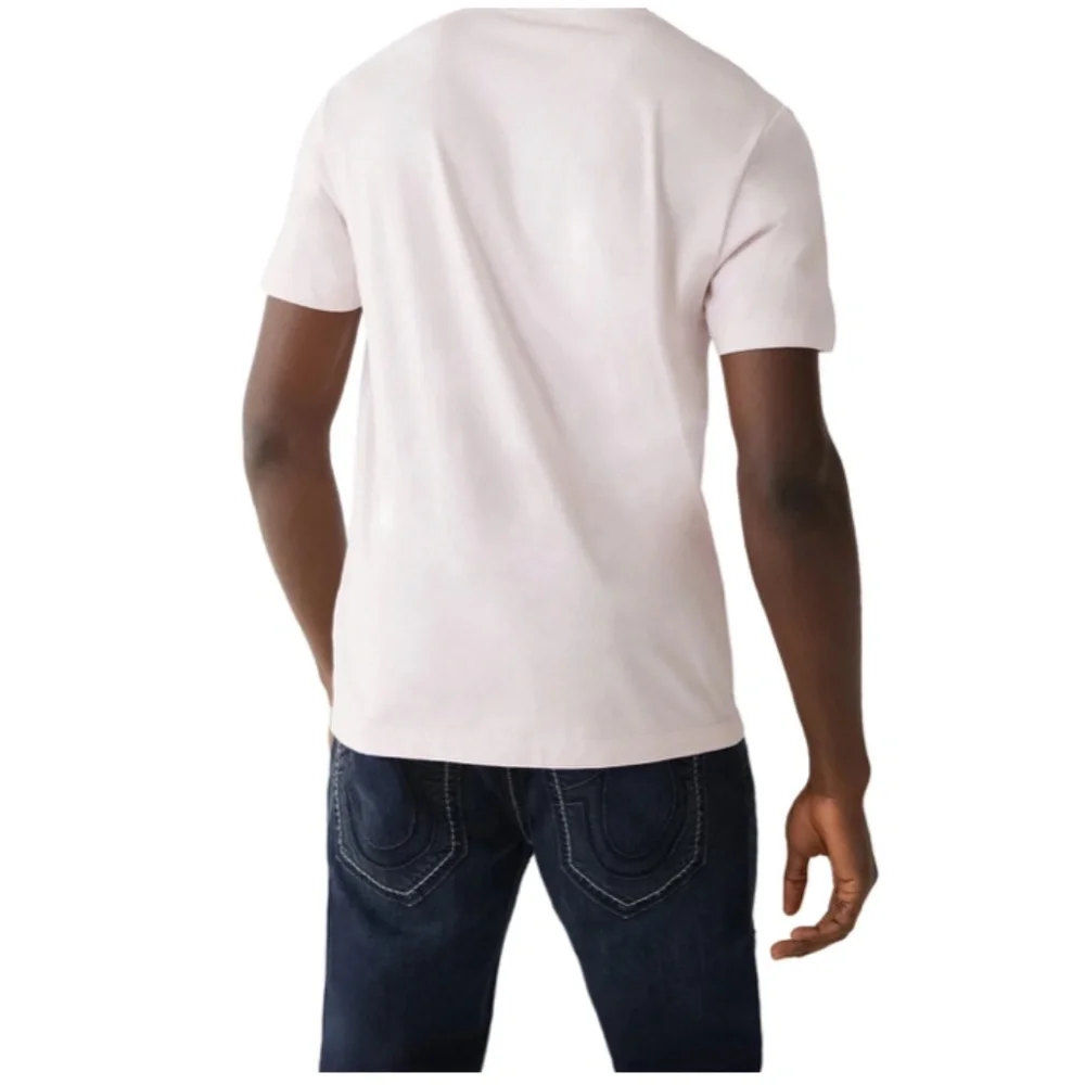 TRUE RELIGION TR Arch Logo T-Shirt Pale Lilac Men's M NWT